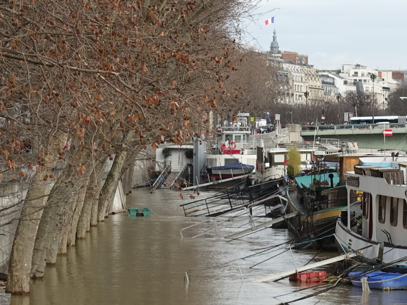 La Seine est bien haute !